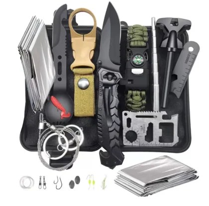 Kit de Survie Professionnel Tactique 24-en-1