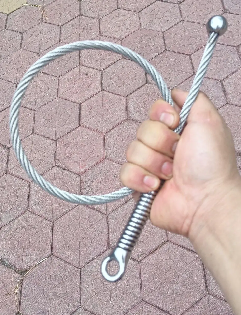 Fouet Tactique Flexible en Acier Inoxydable – Image 7