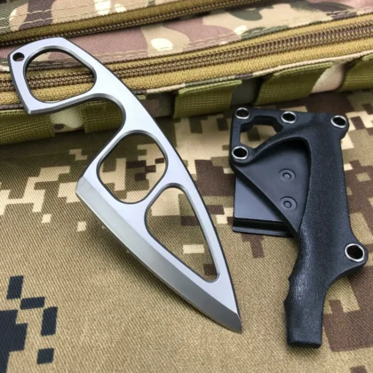 Outil Fixe Minimaliste 440C de Poche 12cm