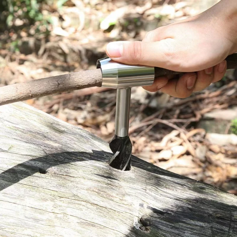 Tarière Manuelle Bushcraft et Perceuse de Survie en Plein Air – Image 6