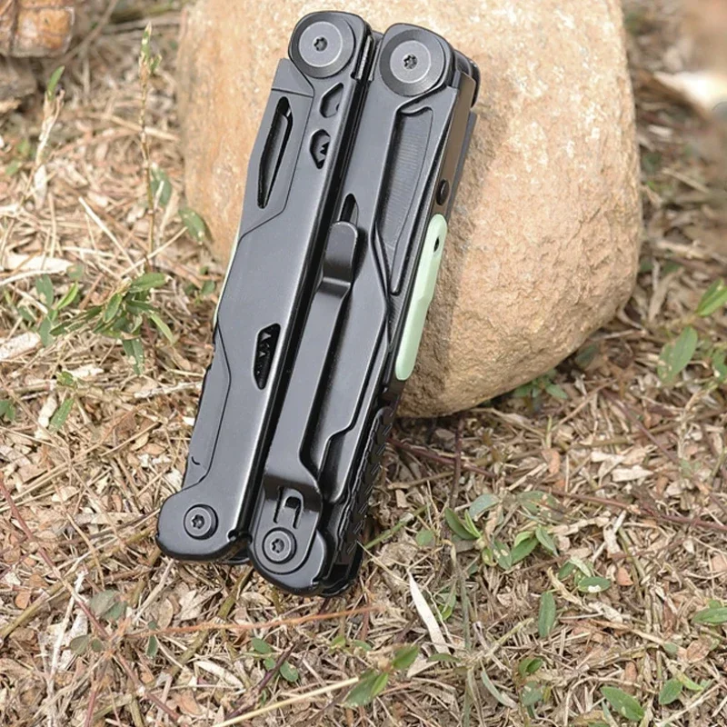 Pince Multifonction Tactique Noire 11cm avec Kit d'Embouts – Image 4