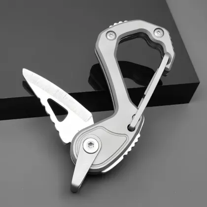 Mousqueton outil multifonction edc bicolore