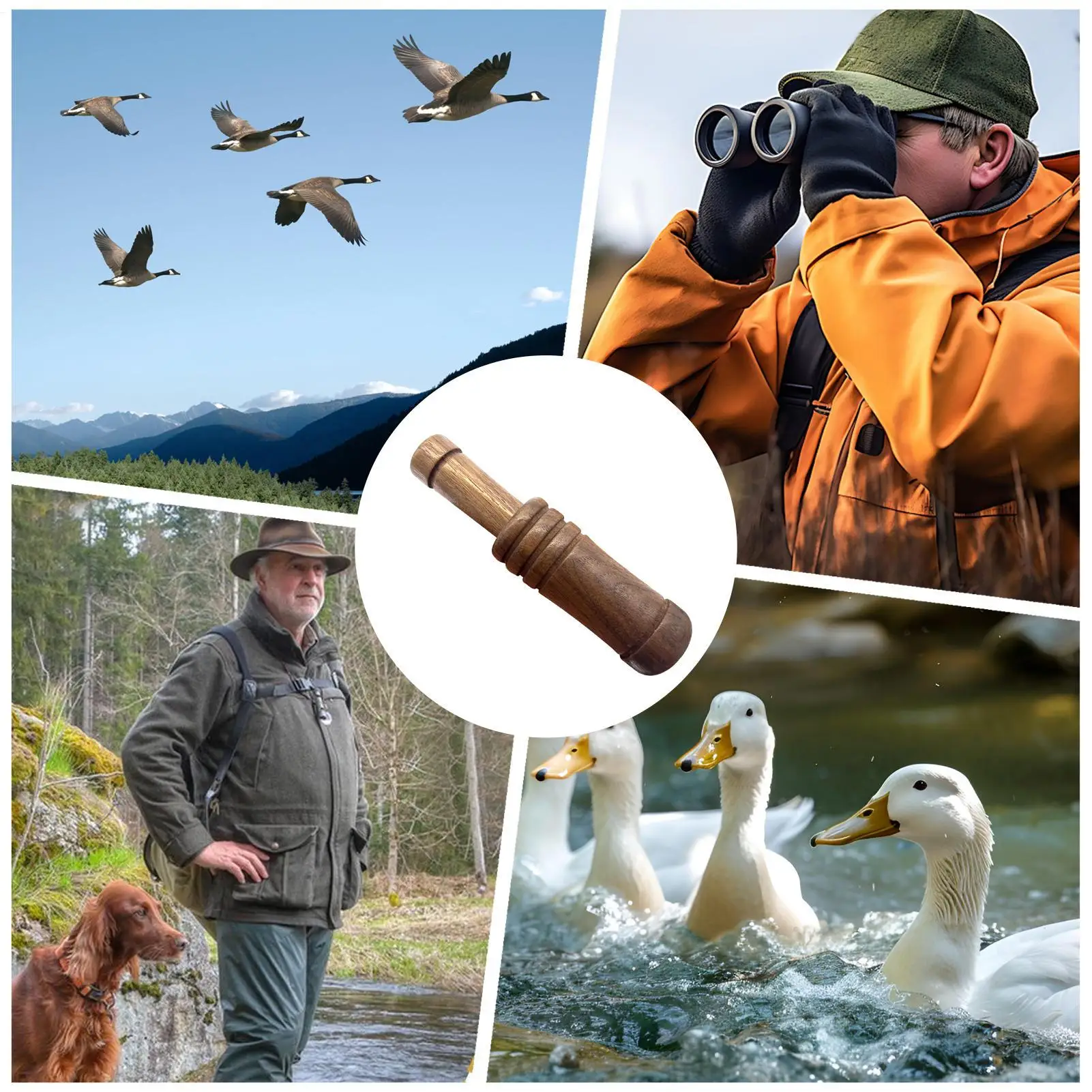 Appeau Traditionnel en Bois pour Canard – Image 15
