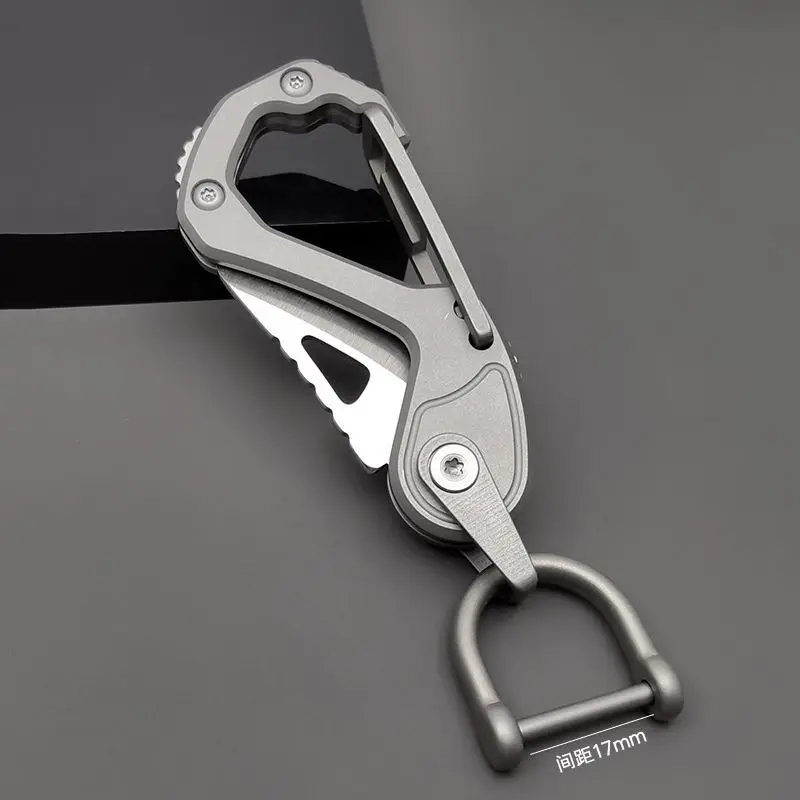 Mousqueton outil multifonction edc bicolore – Image 5
