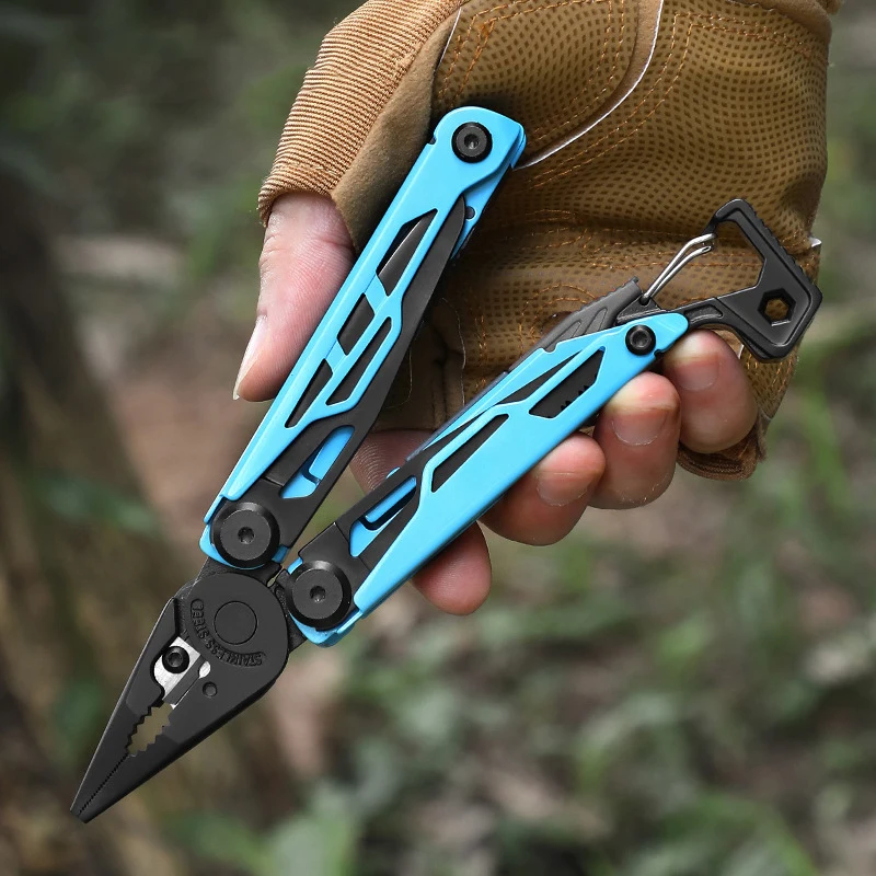 Pince Multitool 25-en-1 Haute Performance – Design Tactique Bleu – Image 10