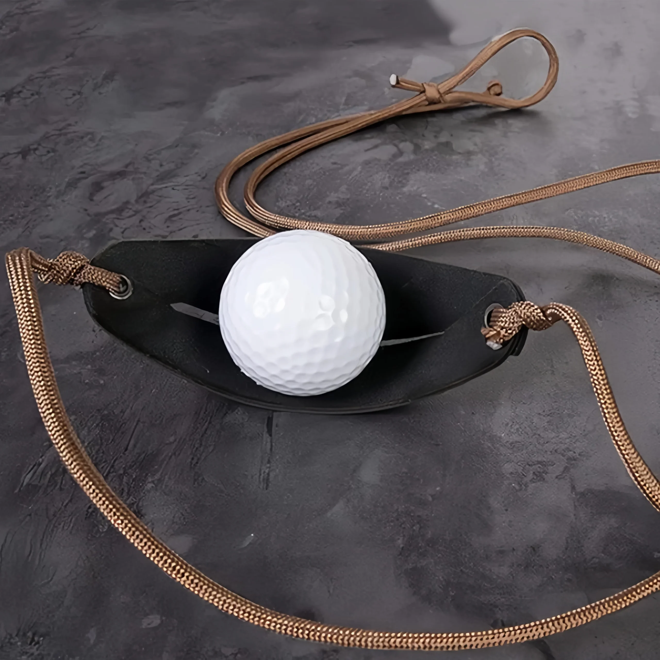 Lanceur Traditionnel de Poche en Cuir et Cordage – Image 6