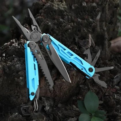 Pince Multitool 25-en-1 Haute Performance – Design Tactique Bleu