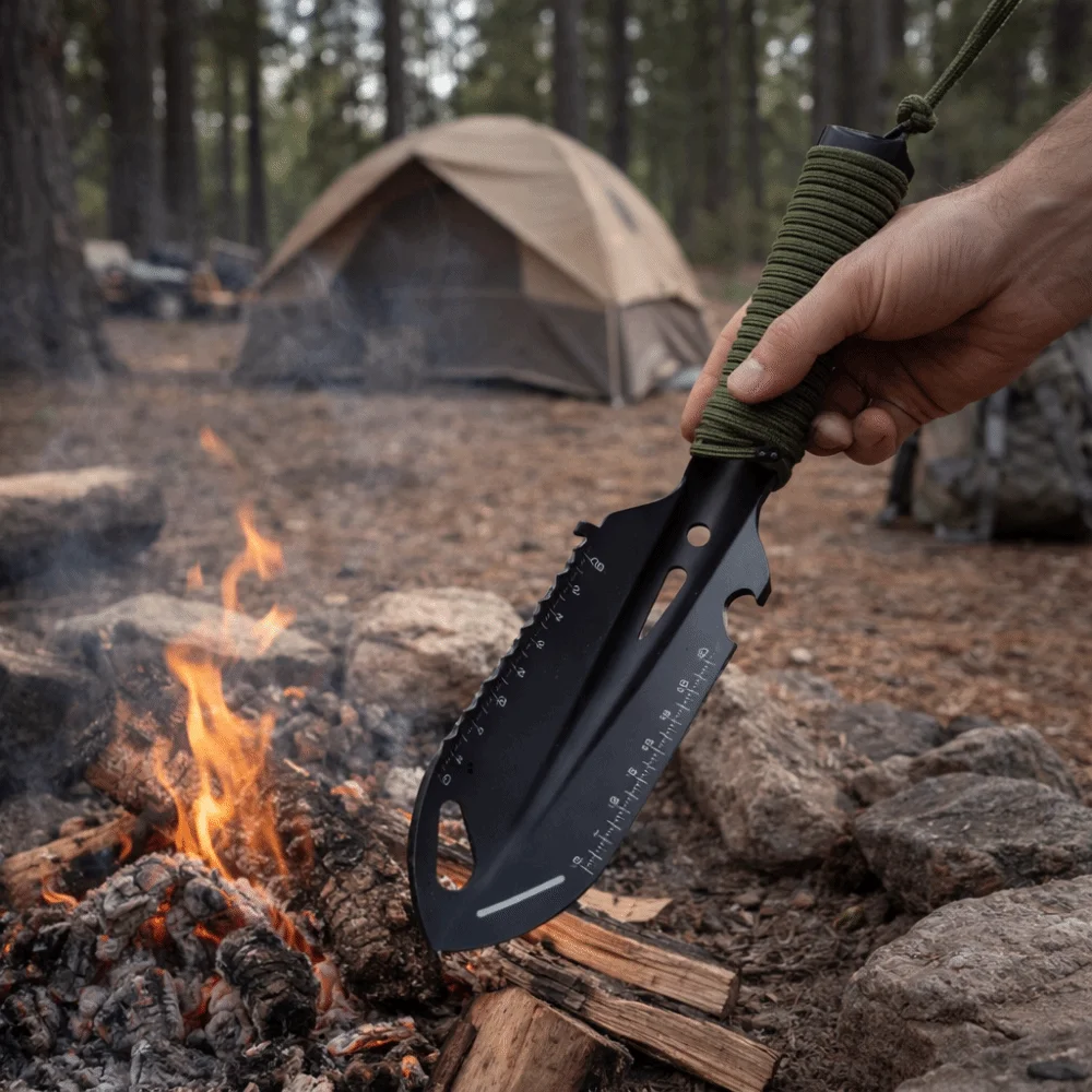 Mini Pelle Truelle de Survie Tactique Bushcraft – Image 5