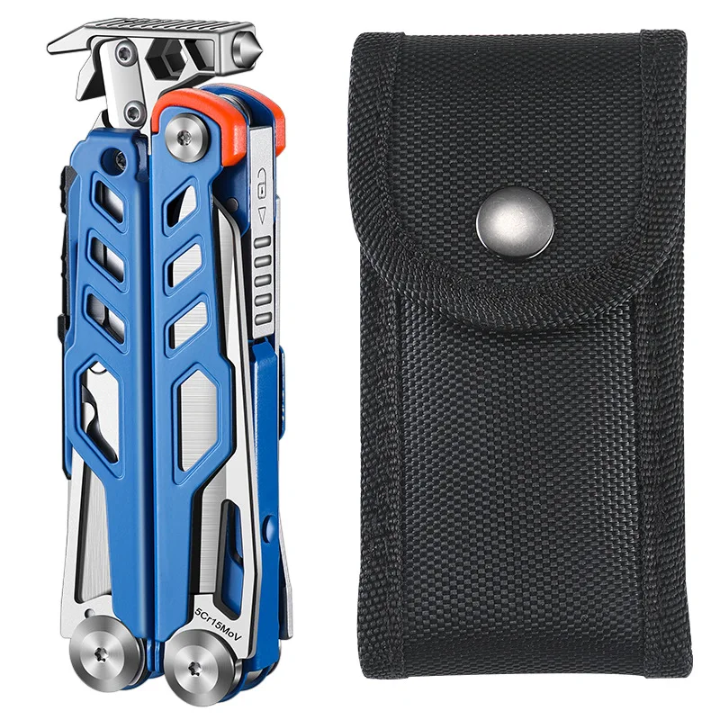 Marteau Multifonction de Camping 18-en-1 Noir 14cm – Image 9