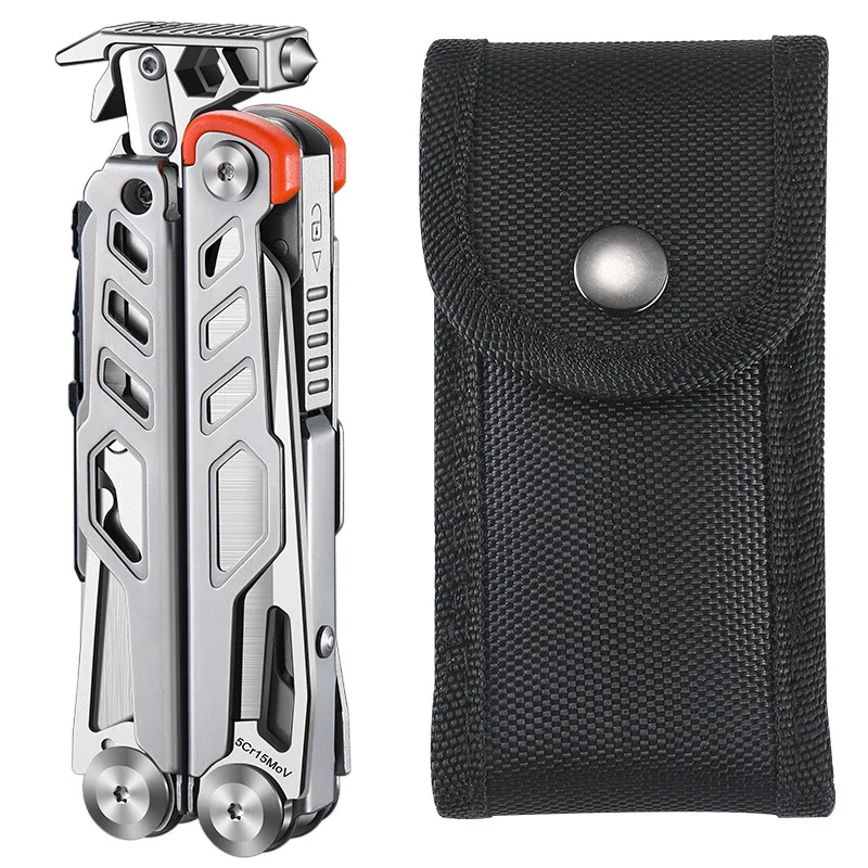Marteau Multifonction de Camping 18-en-1 Noir 14cm – Image 8