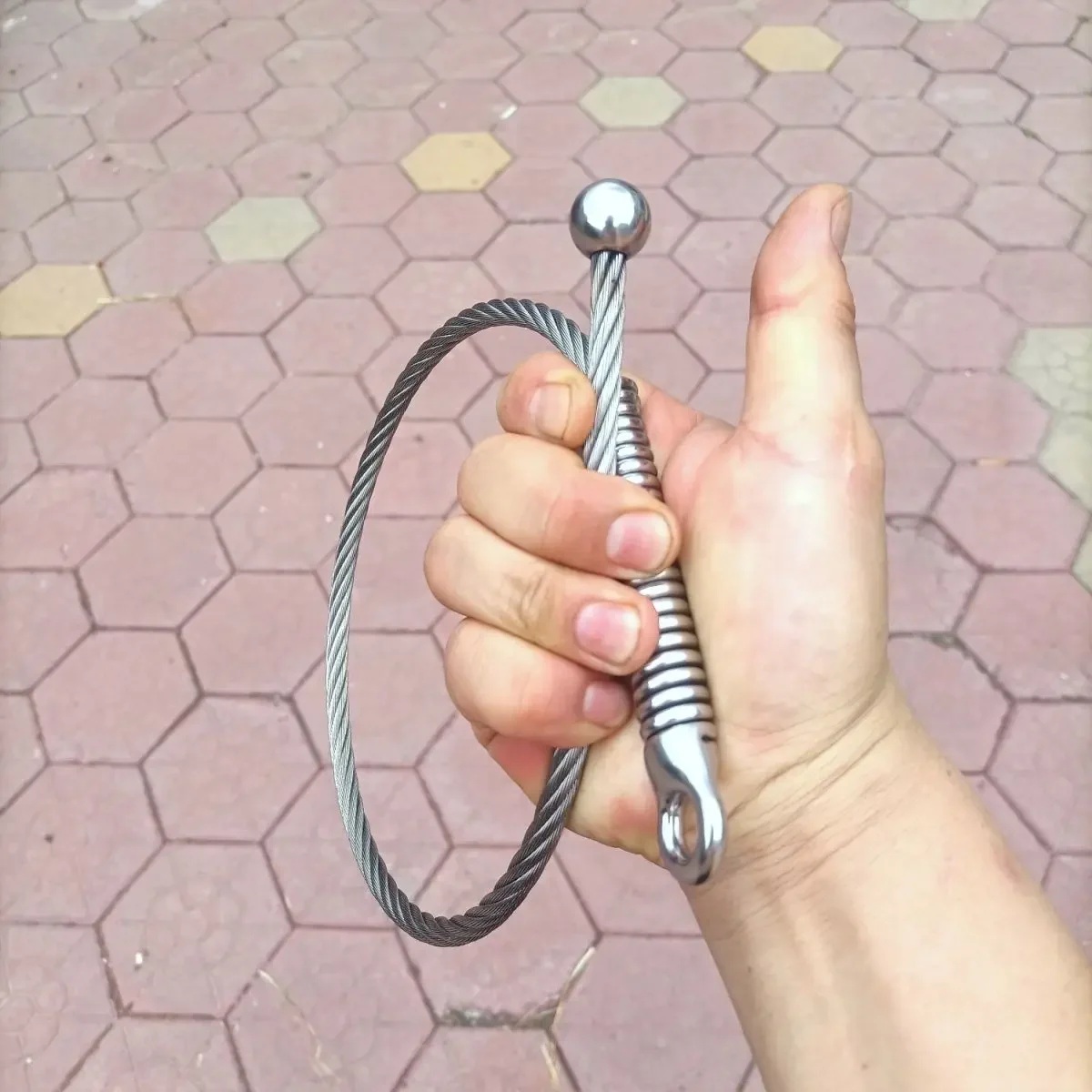 Fouet Tactique Flexible en Acier Inoxydable – Image 2