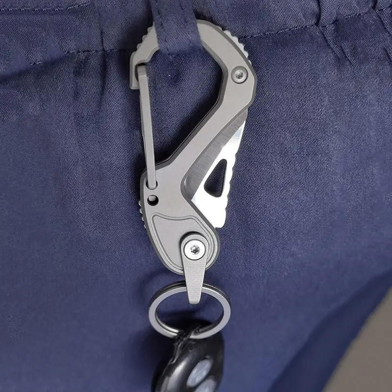 Mousqueton outil multifonction edc bicolore – Image 4