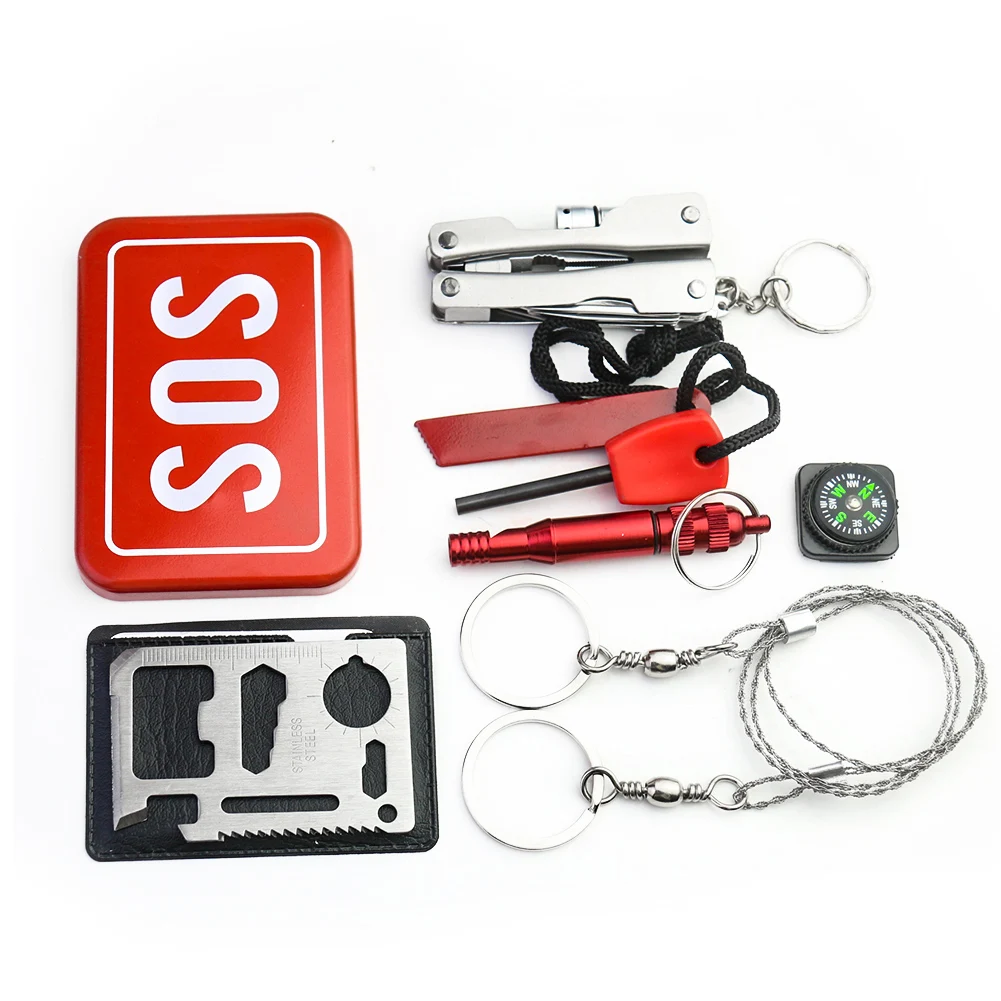 Mini Kit de Survie SOS – Boîte d'Urgence Outdoor