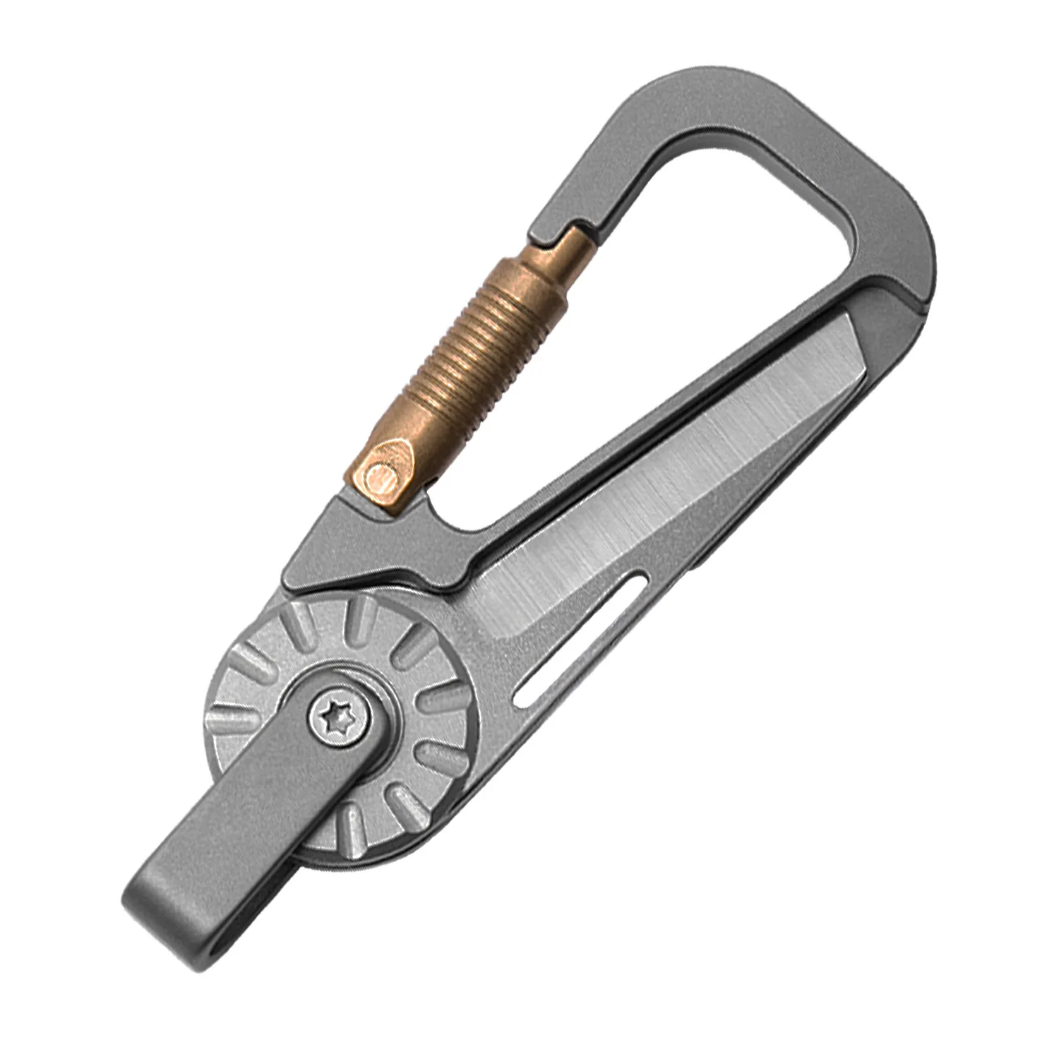 Mousqueton outil multifonction edc bicolore – Image 4