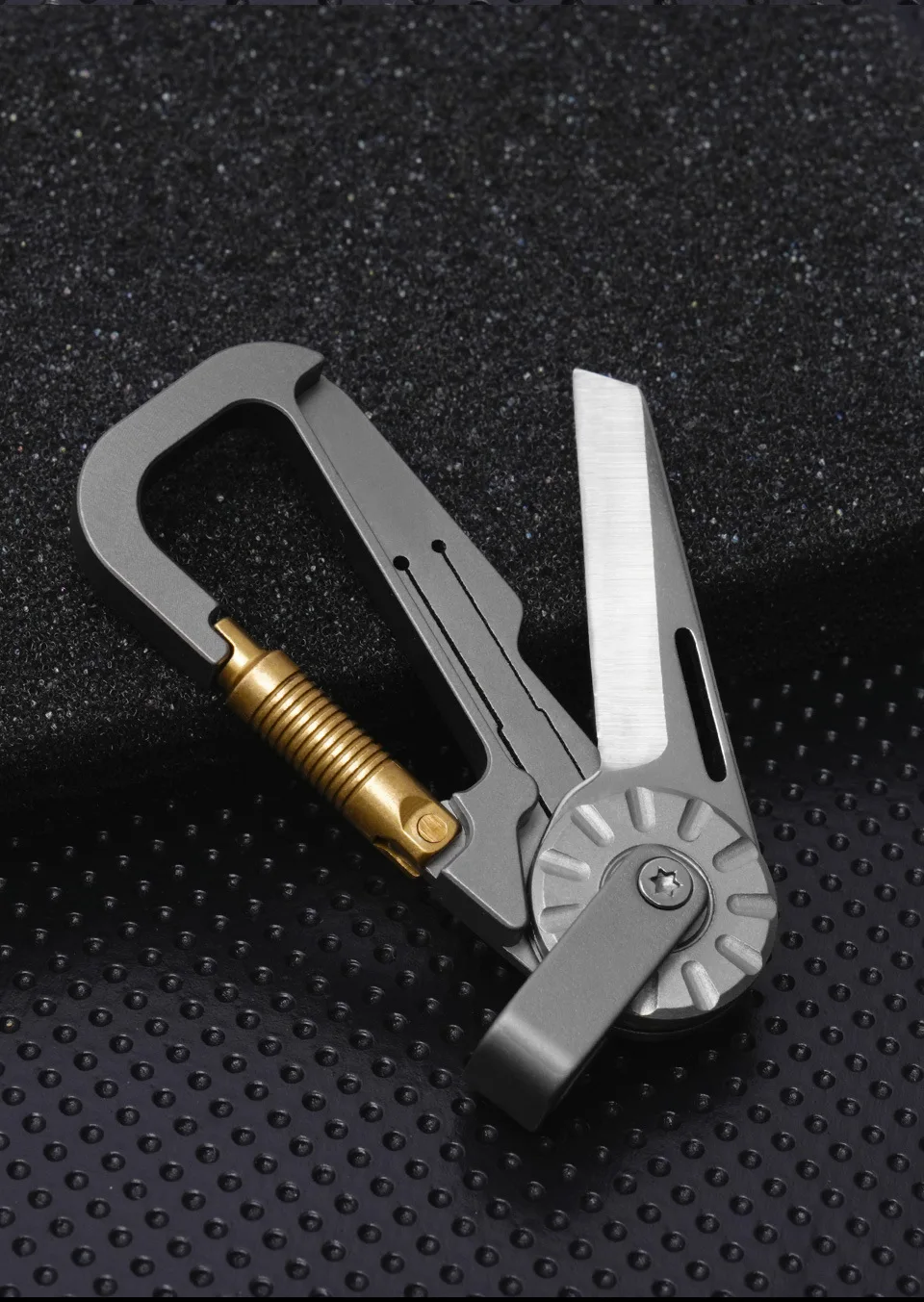 Mousqueton outil multifonction edc bicolore – Image 10