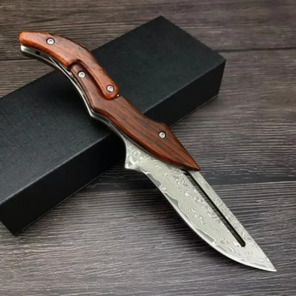 Outil Pliable Damas et Bois Naturel