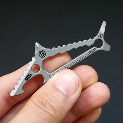 Mini outil multifonction en alliage de titane épuré