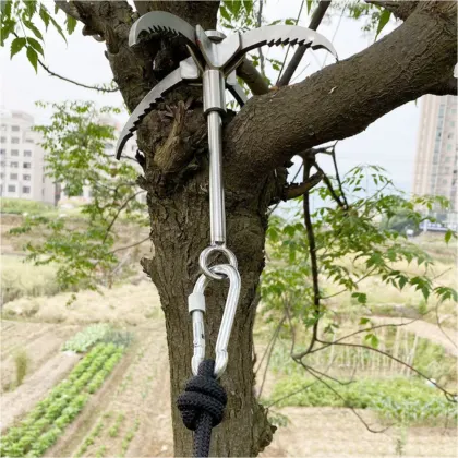 Grappin de survie pliant en acier inoxydable