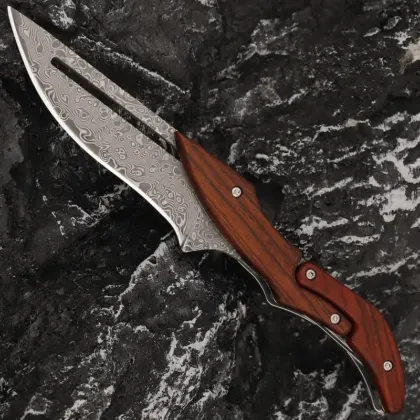 Outil Pliable Damas et Bois Naturel